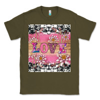 Army Green v.d love and lotus tumbler Classic Tee - AdoDesignShop
