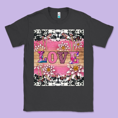 V.d Love And Lotus Tumbler Classic Tee Designed By Adodesignshop