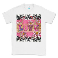 White v.d love and lotus tumbler Classic Tee - AdoDesignShop
