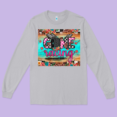 Gone Racing Long Sleeve Tee Designed By Jahusdesignshop