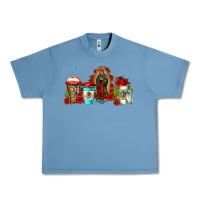 Pebble Blue lady of guadalupe coffee Urban Heavy Tee - Jasminsmagicworld