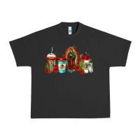 Pigment Black lady of guadalupe coffee Urban Heavy Tee - Jasminsmagicworld