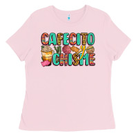 Bubblegum Pink cafecito y chisme Ladies Tee - Zillion Design Studio