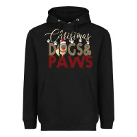 Black Christmas Dogs Paws Heavyweight Hoodie - Bettercallsaul
