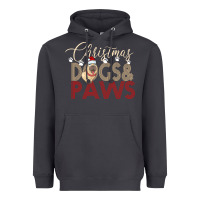 Smoke Christmas Dogs Paws Heavyweight Hoodie - Bettercallsaul
