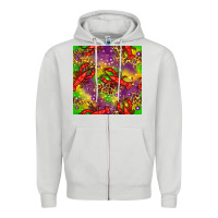 Dove Grey Mardi Gras Lobster Seamless Pattern Zipper Hoodie - BundleAndBundleShop
