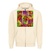 Sandshell Mardi Gras Lobster Seamless Pattern Zipper Hoodie - BundleAndBundleShop