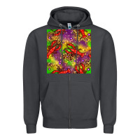 Smoke Mardi Gras Lobster Seamless Pattern Zipper Hoodie - BundleAndBundleShop