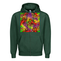 Sports Green Mardi Gras Lobster Seamless Pattern Zipper Hoodie - BundleAndBundleShop