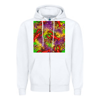 White Mardi Gras Lobster Seamless Pattern Zipper Hoodie - BundleAndBundleShop
