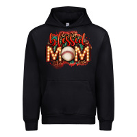 Black blessed baseball mom lightbulb letters Urban Hoodie - OliviaCreatesArt