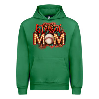 Emerald blessed baseball mom lightbulb letters Urban Hoodie - OliviaCreatesArt