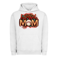 Pigment Lunar Rock blessed baseball mom lightbulb letters Urban Hoodie - OliviaCreatesArt
