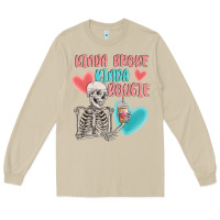 Mushroom kinda broke kinda bougie Long Sleeve Tee - MaliasSmallBusiness