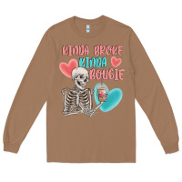 Toasted Coconut kinda broke kinda bougie Long Sleeve Tee - MaliasSmallBusiness