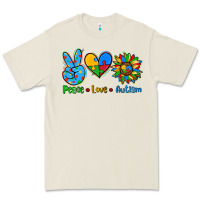 Peace Love Autism Premium Tee | Teevron
