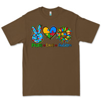 Cacao peace love autism Premium Tee - AdoDesignShop