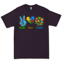 Plum peace love autism Premium Tee - AdoDesignShop