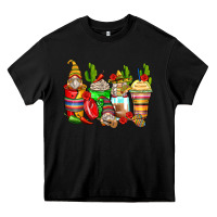 Black mexican gnomes coffee cups Heavy Core Tee - Zillion Design Studio
