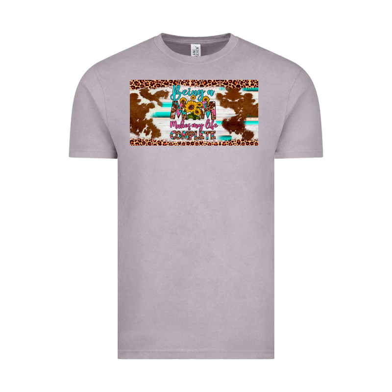 Being A Mom Makes My Life Complete License Plate Vintage Tee by Artiststas | Teevron