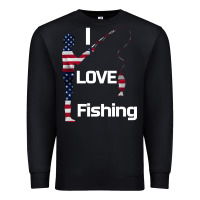 Black I love fishing Premium Sweatshirt - Bettercallsaul