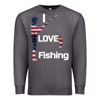 I Love Fishing Premium Sweatshirt | Teevron