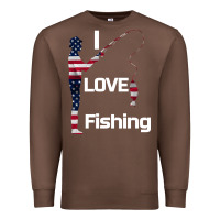 Chestnut I love fishing Premium Sweatshirt - Bettercallsaul