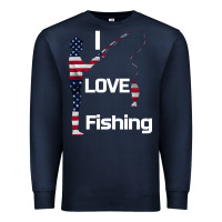 Navy I love fishing Premium Sweatshirt - Bettercallsaul