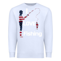 White I love fishing Premium Sweatshirt - Bettercallsaul