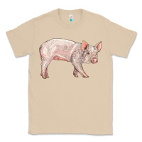 Mushroom american yorkshire pig  baby Classic Tee - LillyAllenDesigns