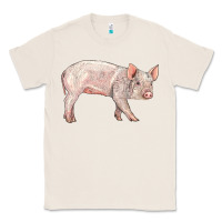 Natural american yorkshire pig  baby Classic Tee - LillyAllenDesigns