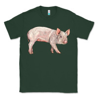 Sports Green american yorkshire pig  baby Classic Tee - LillyAllenDesigns
