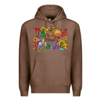 Chestnut Tacos and tequila Premium Hoodie - NancyCooperArtShop