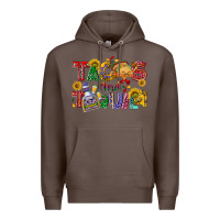 Coffee Tacos and tequila Premium Hoodie - NancyCooperArtShop