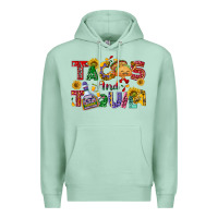 Seafoam Tacos and tequila Premium Hoodie - NancyCooperArtShop