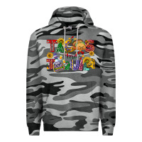 Slate Camo Tacos and tequila Premium Hoodie - NancyCooperArtShop