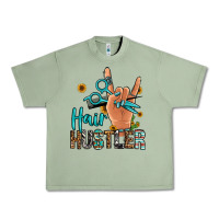 Oil Green hair hustler Urban Heavy Tee - Jasminsmagicworld