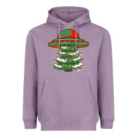 Lavender Ufo Christmas Pine Tree Heavyweight Hoodie - Bettercallsaul