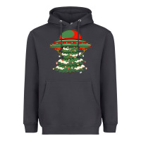 Smoke Ufo Christmas Pine Tree Heavyweight Hoodie - Bettercallsaul