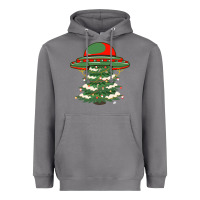 Storm Ufo Christmas Pine Tree Heavyweight Hoodie - Bettercallsaul
