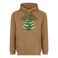 Toasted Coconut Ufo Christmas Pine Tree Heavyweight Hoodie - Bettercallsaul