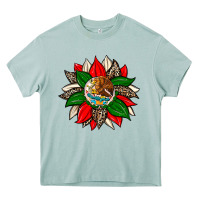 Arona mexican flag sunflower Heavy Core Tee - Zillion Design Studio