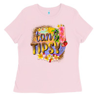 Tan Tipsy Summer Ladies Tee | Teevron