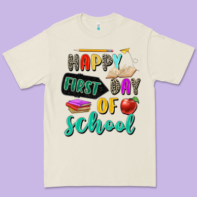 Happy First Day Of School Premium Tee Designed By Zillion Design Studio