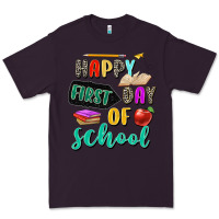 Plum happy first day of school Premium Tee - Zillion Design Studio