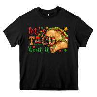 Black Let's Taco 'Bout It Heavy Core Tee - texasbilliewilder