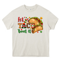 Cream Let's Taco 'Bout It Heavy Core Tee - texasbilliewilder