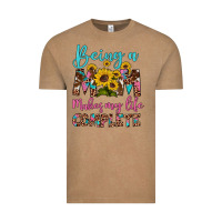 Vintage Coffee being a mom makes my life complete Vintage Tee - Artiststas