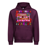 Mauve Wine make me a mixtape olivia Urban Hoodie - OliviaCreatesArt