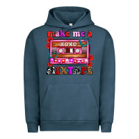 Pigment Midnight Navy make me a mixtape olivia Urban Hoodie - OliviaCreatesArt
